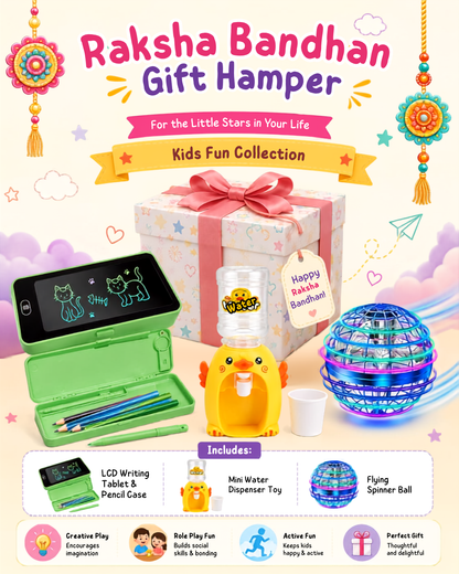 Raksha Bandhan Gift Hamper for Kids | 3-in-1 Fun Toy Set