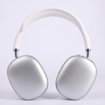 P9 Wireless Over-Ear Bluetooth Headphones | Noise Cancellation | Silver Edition