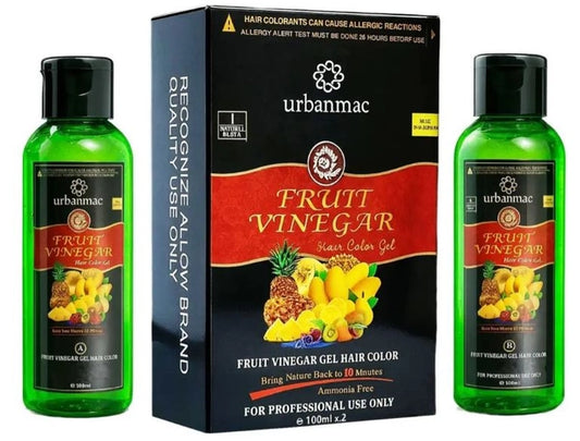 Urbanmac Fruit Vinegar Hair Color Gel (100ml x 2) – Ammonia Free